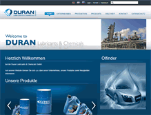 Tablet Screenshot of duran-oil.com